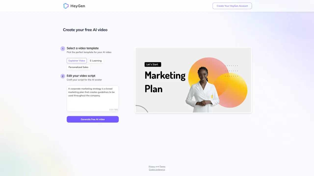 HeyGen screenshot