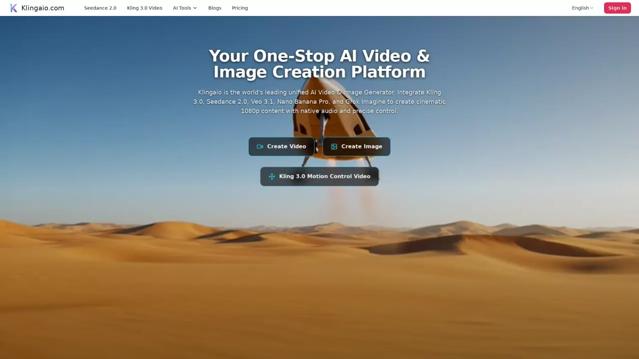 Klingaio screenshot