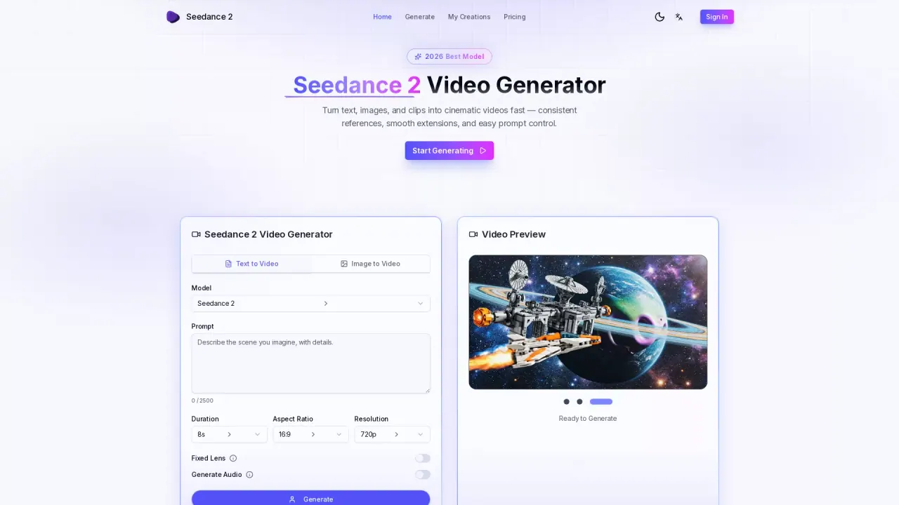 SeedanceV2 screenshot