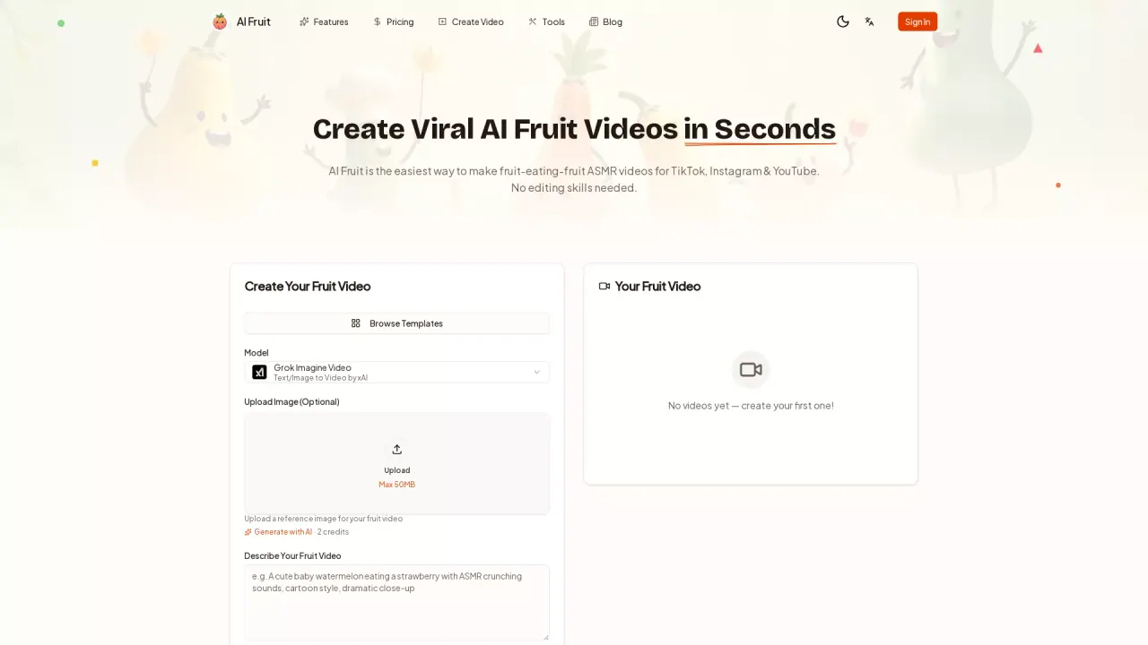 AI Fruit screenshot
