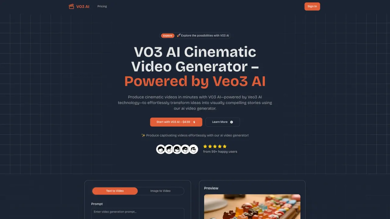 VO3 AI screenshot