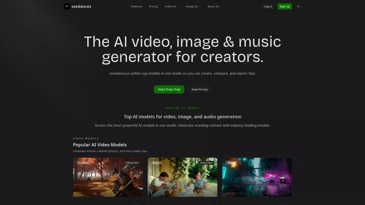 seedance.so screenshot