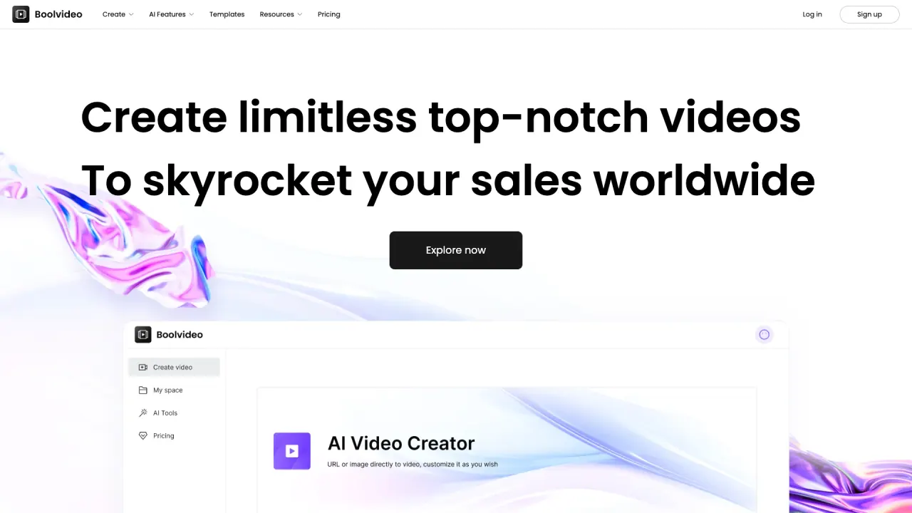 Boolvideo screenshot