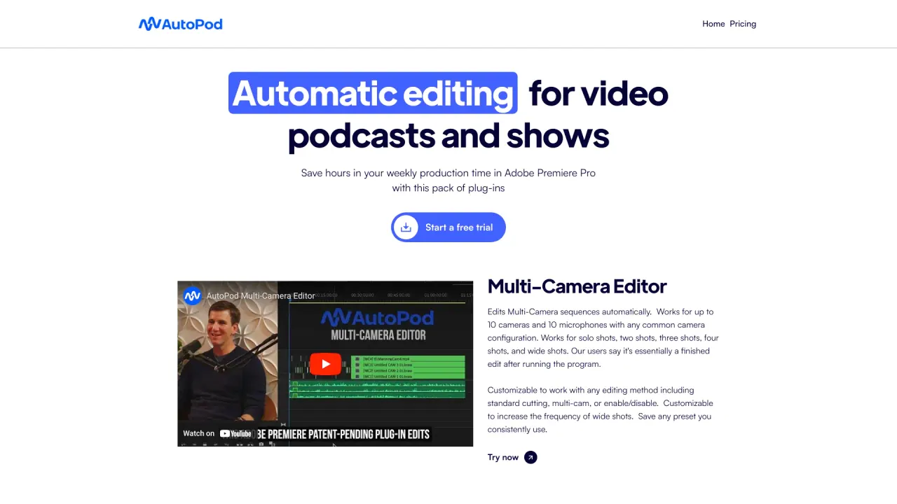 AutoPod screenshot