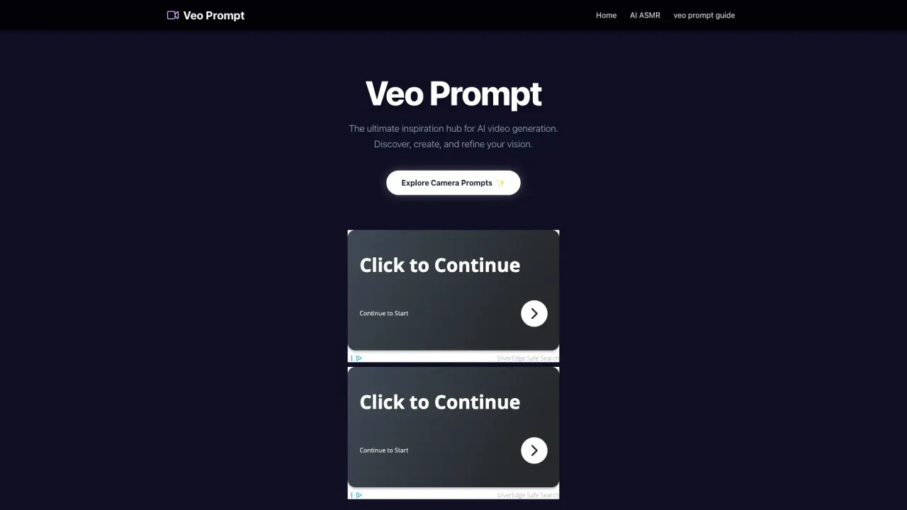 VeoPrompt screenshot