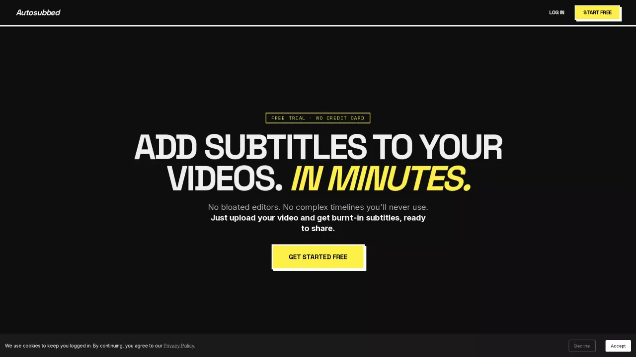 AutoSubbed screenshot