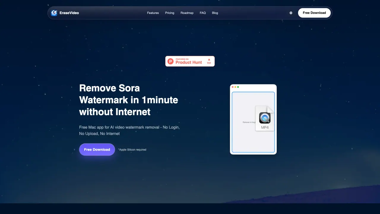 EraseVideo screenshot