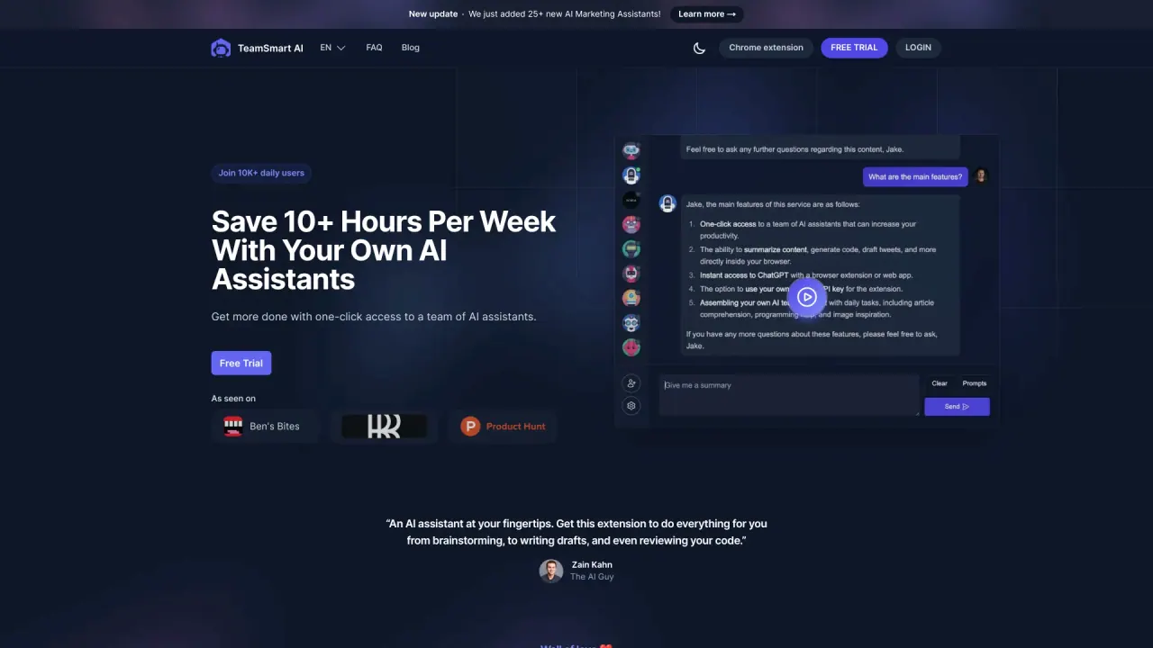 TeamsmartAI screenshot