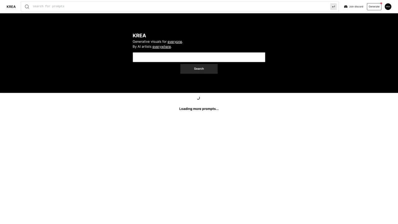 KreaAI screenshot