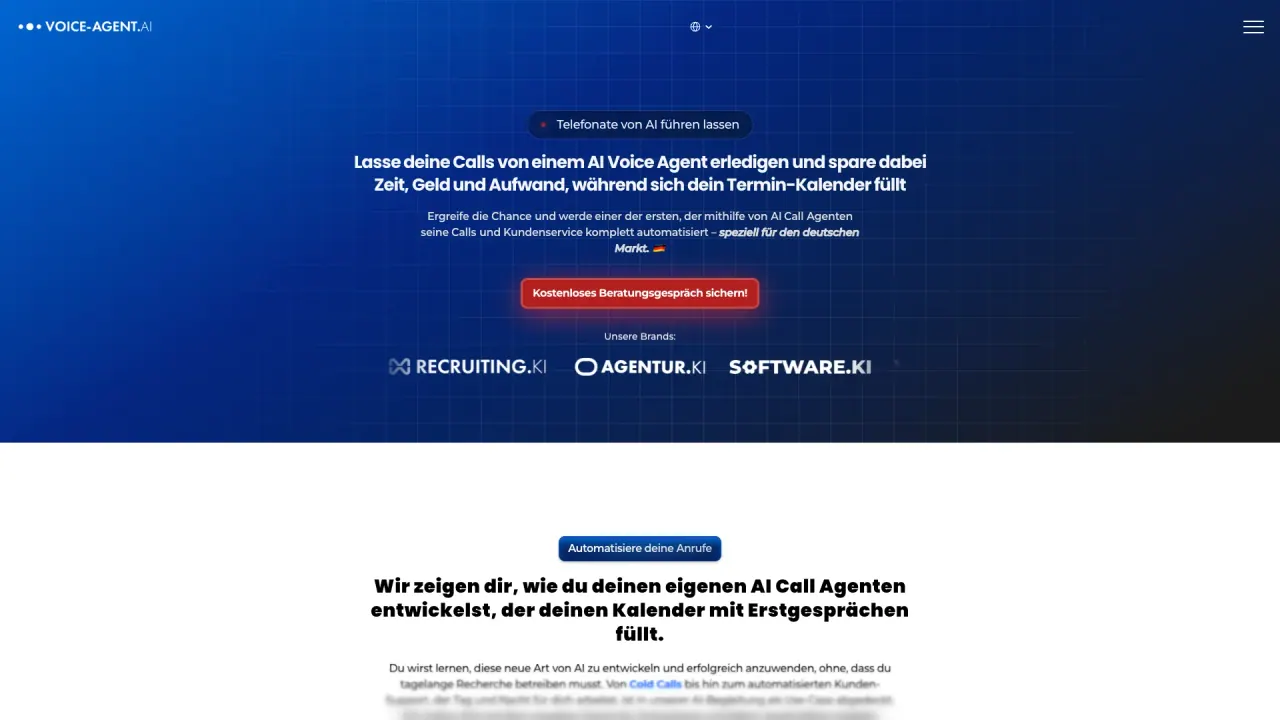 Voice-Agent.Ai screenshot