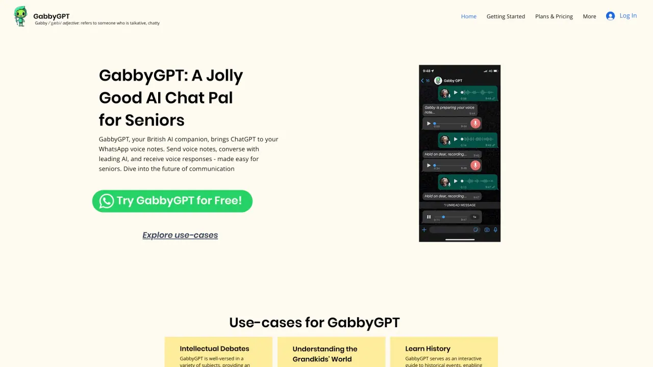 GabbyGPT screenshot
