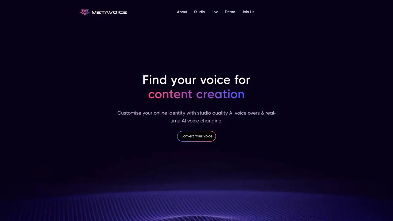 Themetavoice screenshot