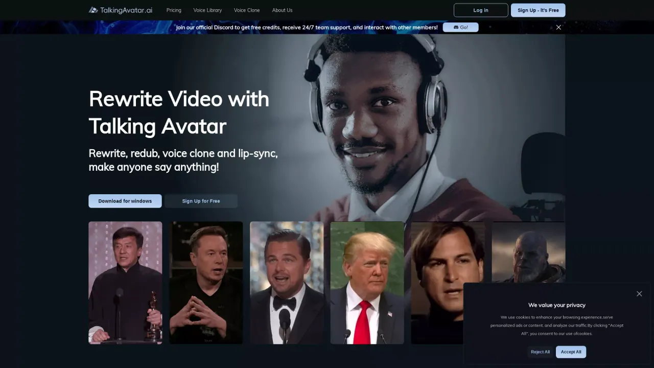 TalkingAvatar AI screenshot