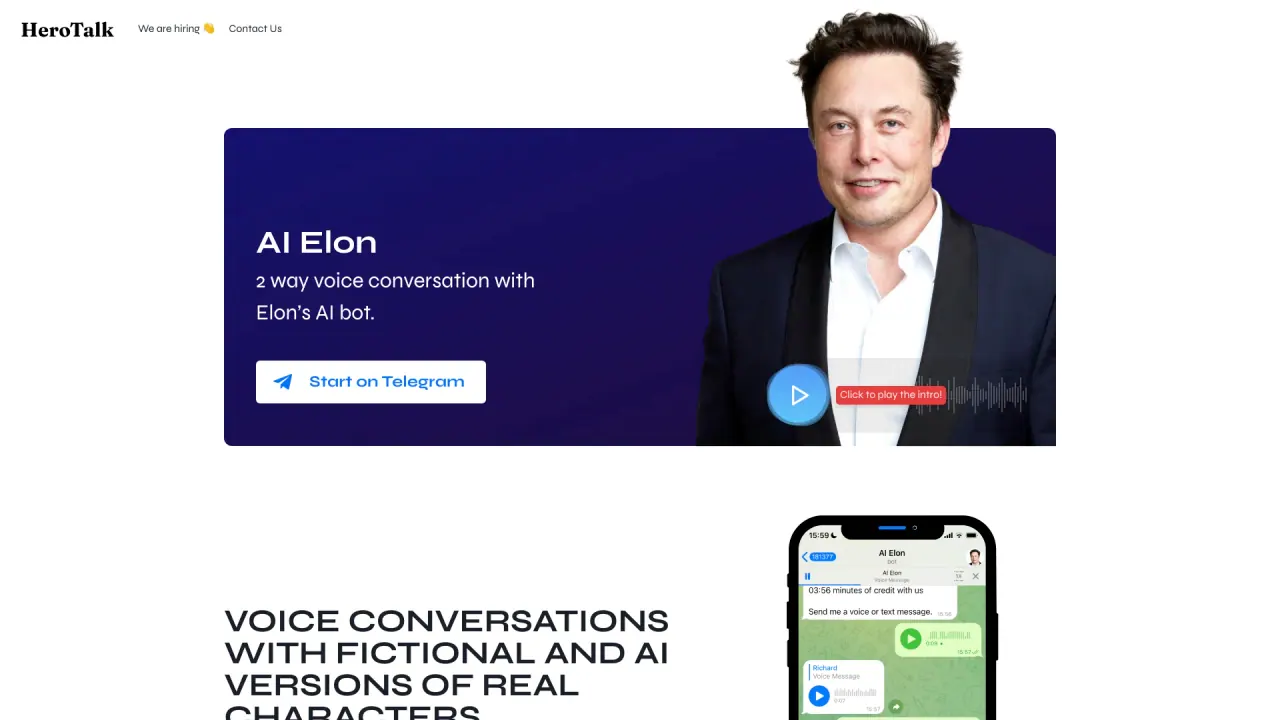 HeroTalk screenshot