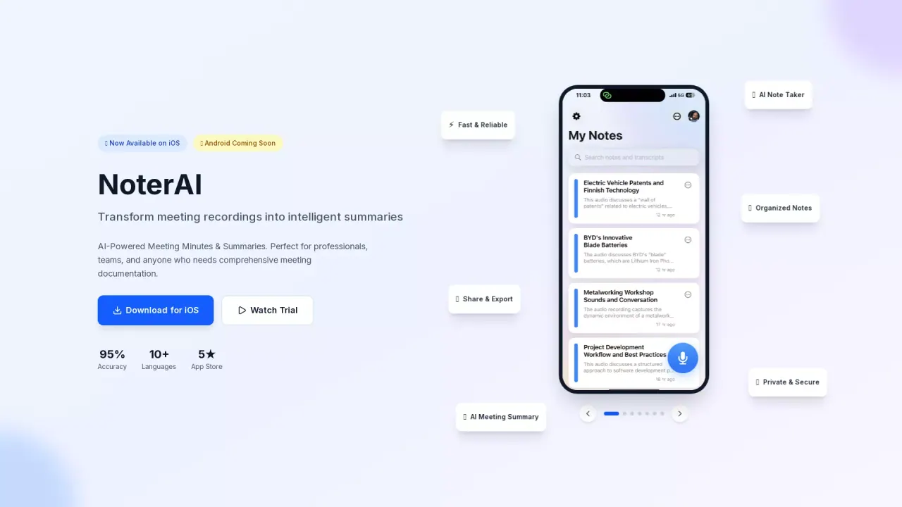 Noter AI screenshot