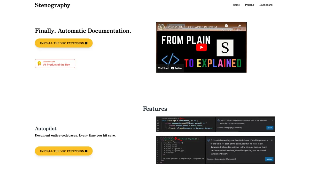 Stenography screenshot