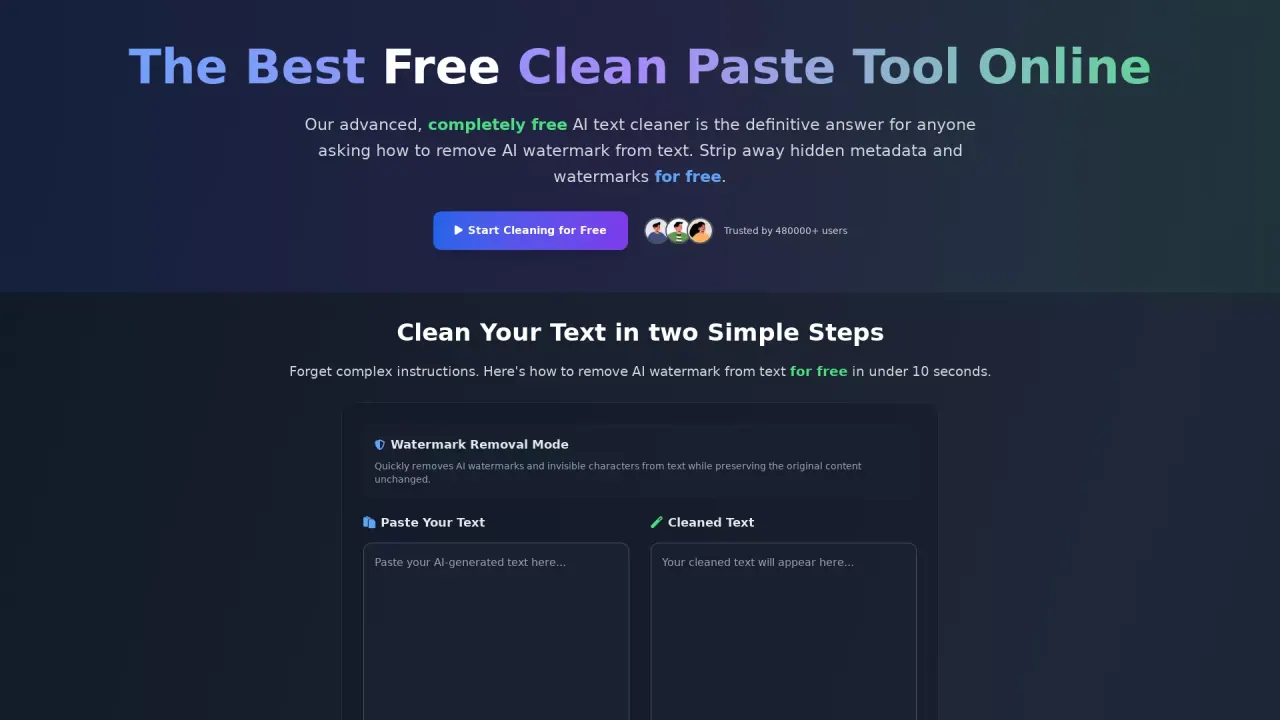Clean Paste screenshot