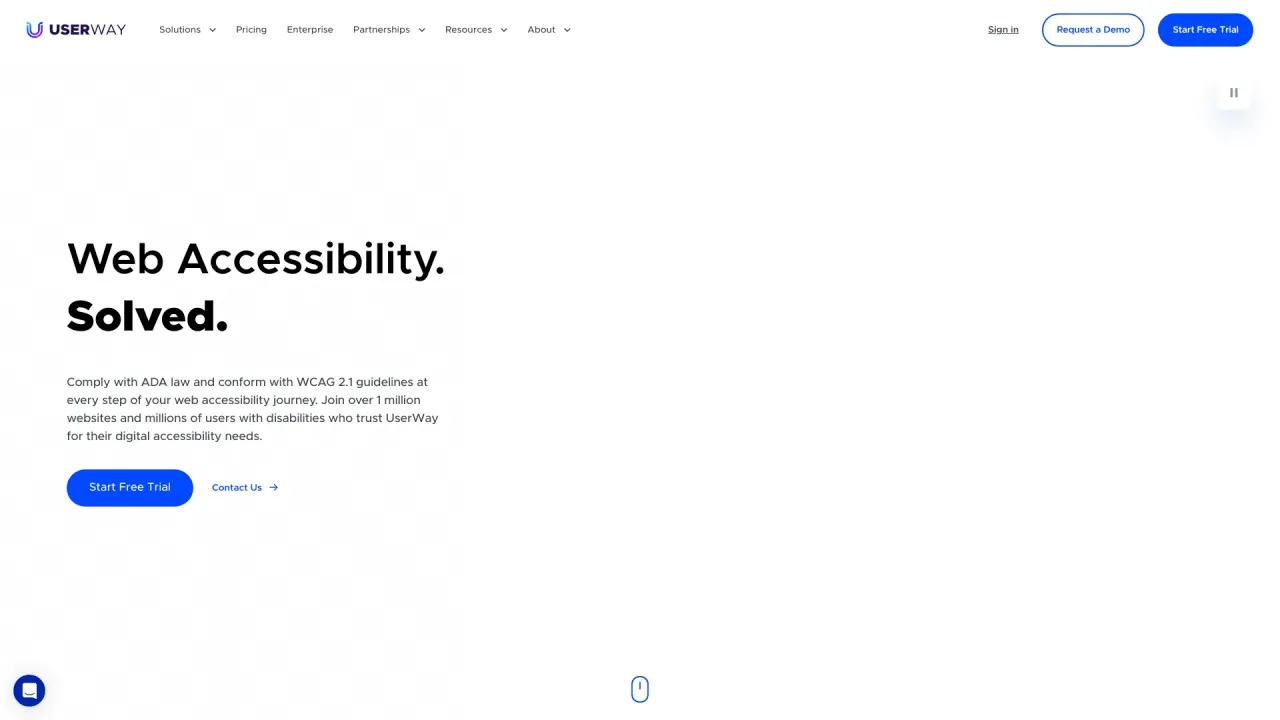 UserWay screenshot