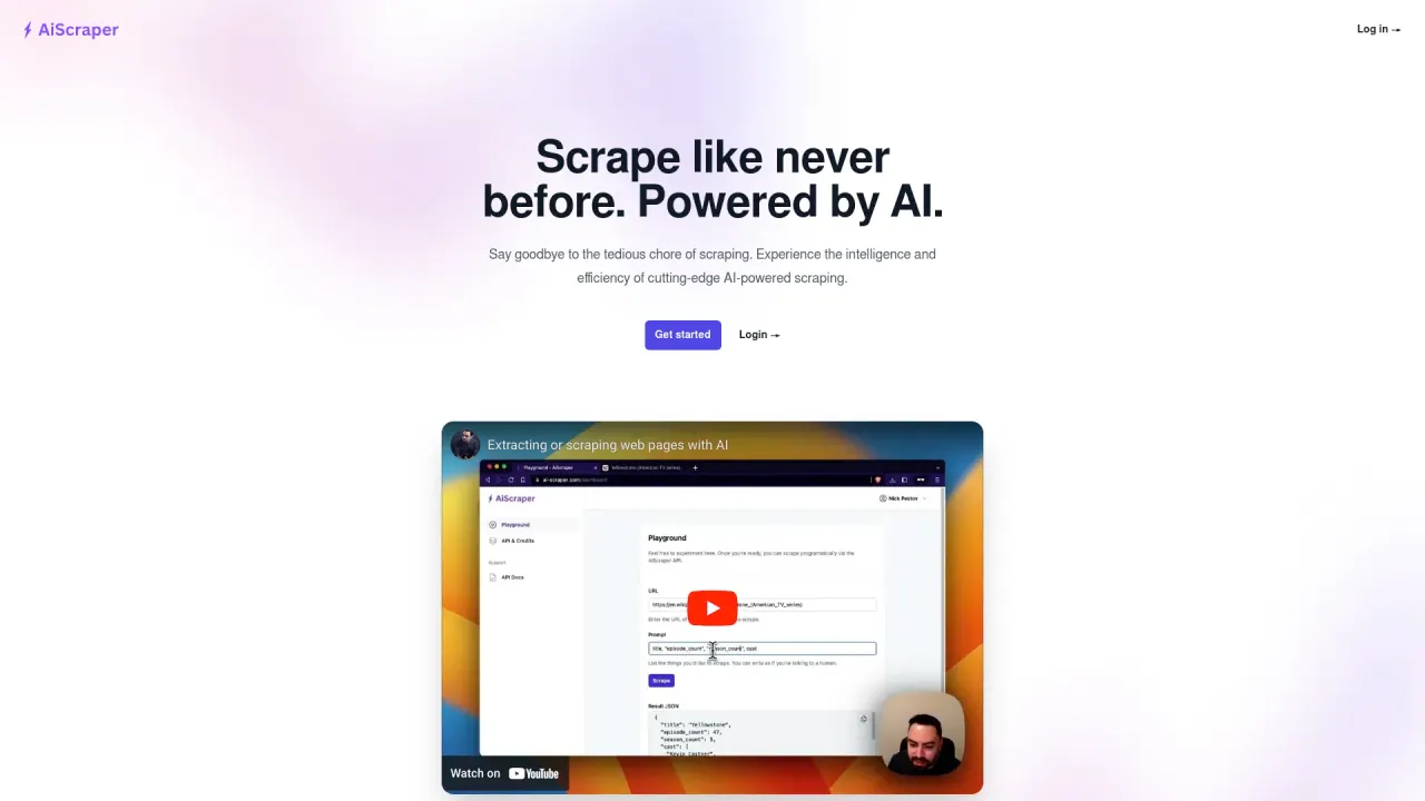 AIScraper screenshot
