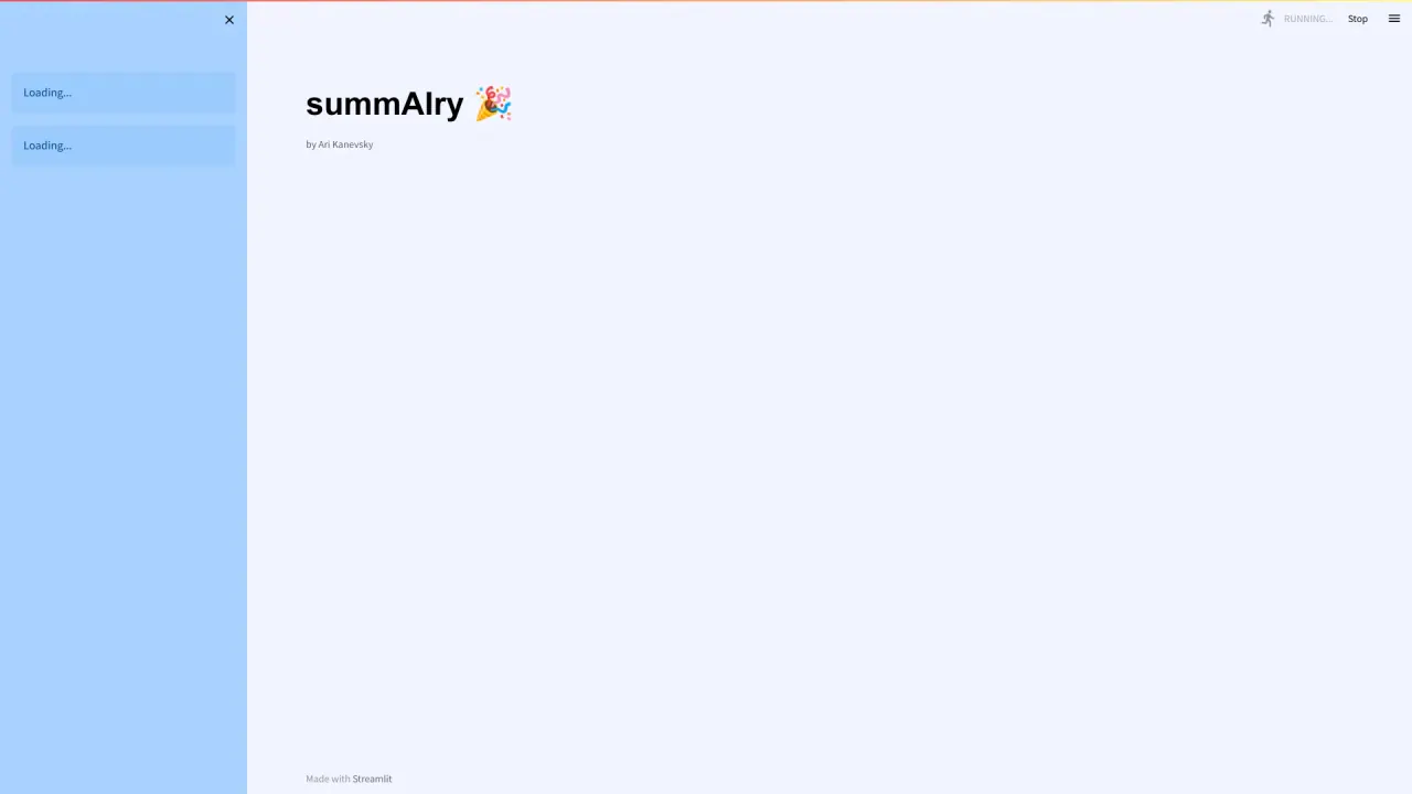 Summairy screenshot