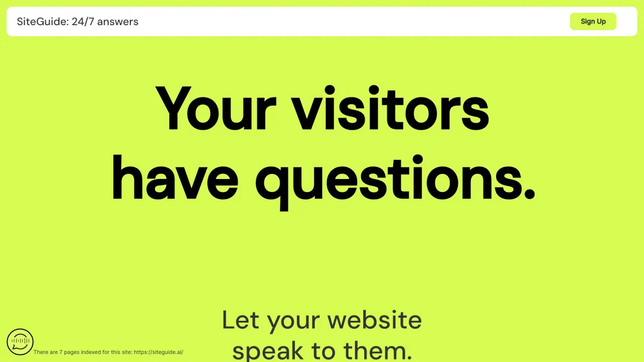SiteGuide screenshot