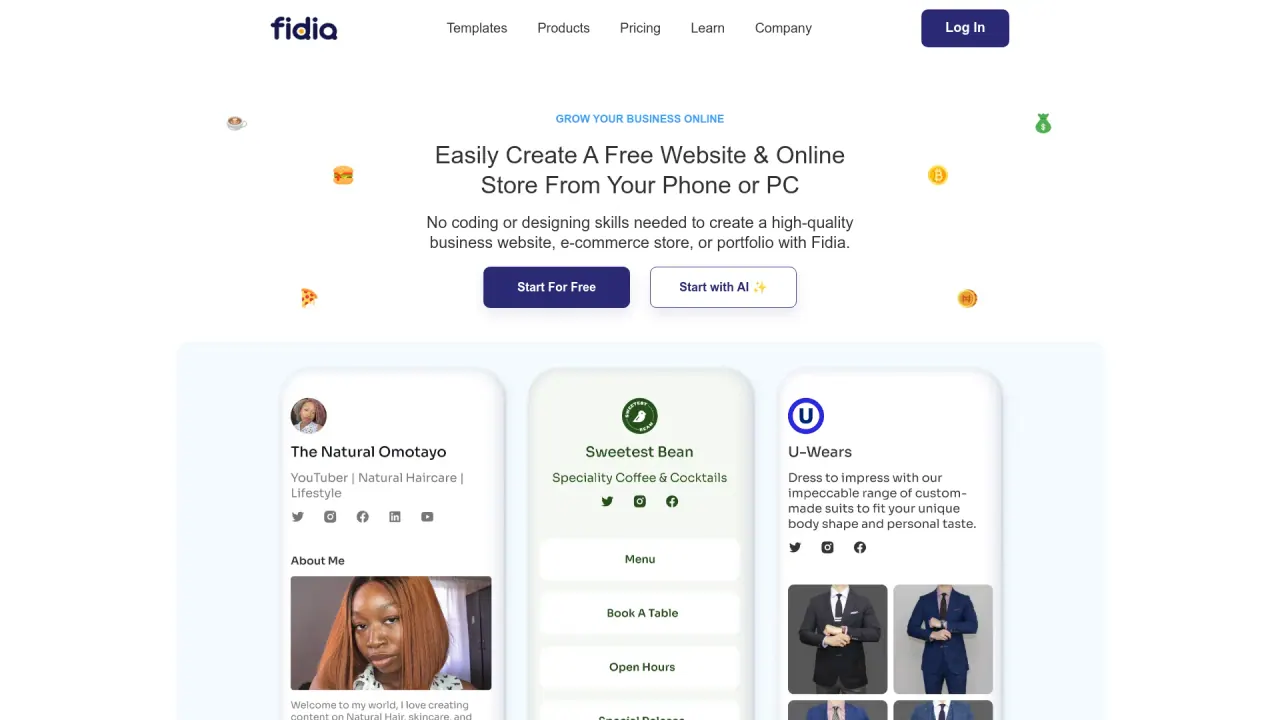 Fidia AI screenshot