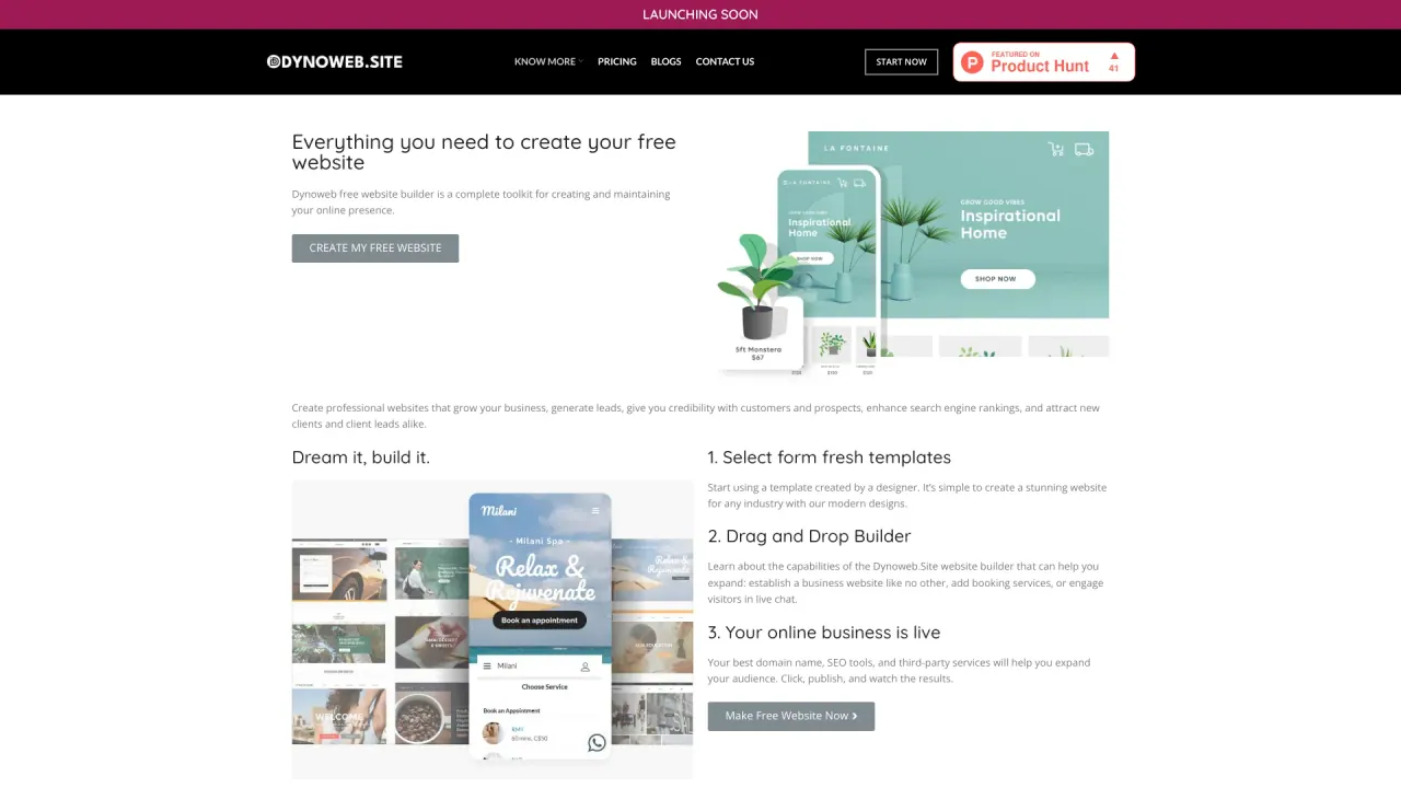 Dynoweb screenshot