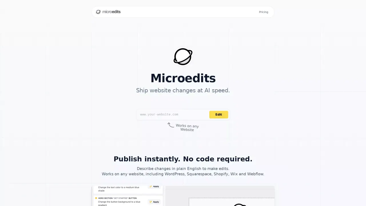 Microedits screenshot