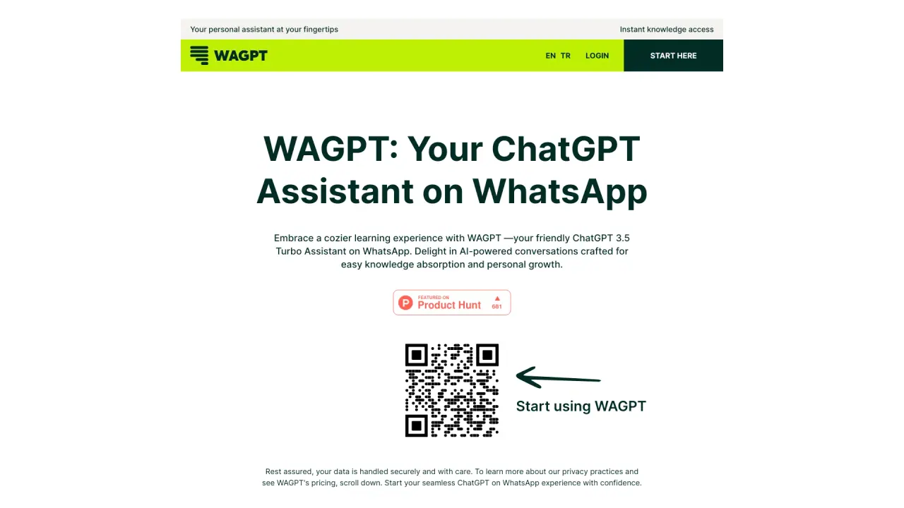 Wagpt screenshot