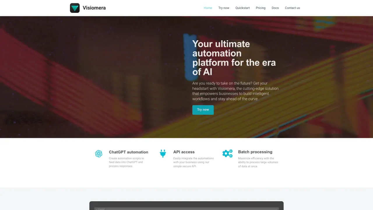 Visiomera screenshot