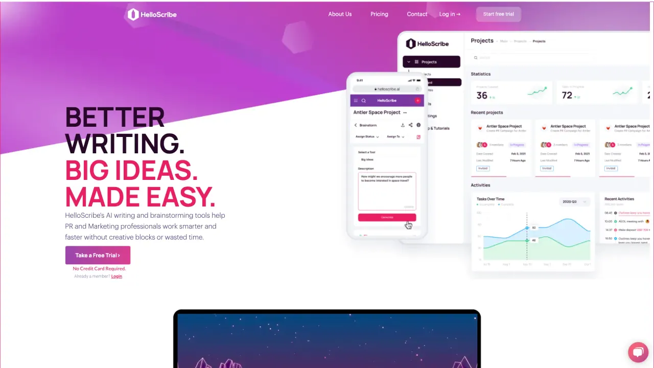 HelloScribe screenshot