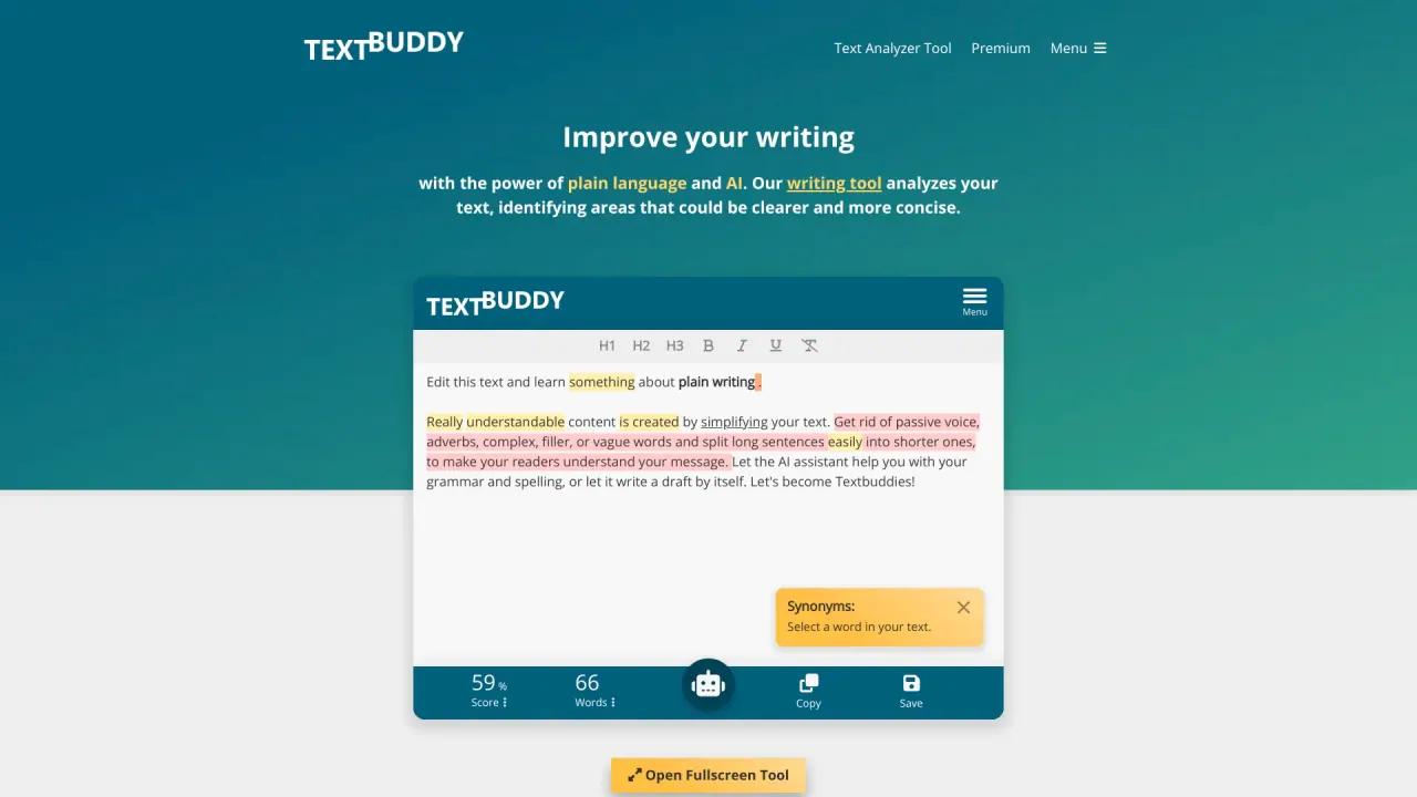 Textbuddy screenshot