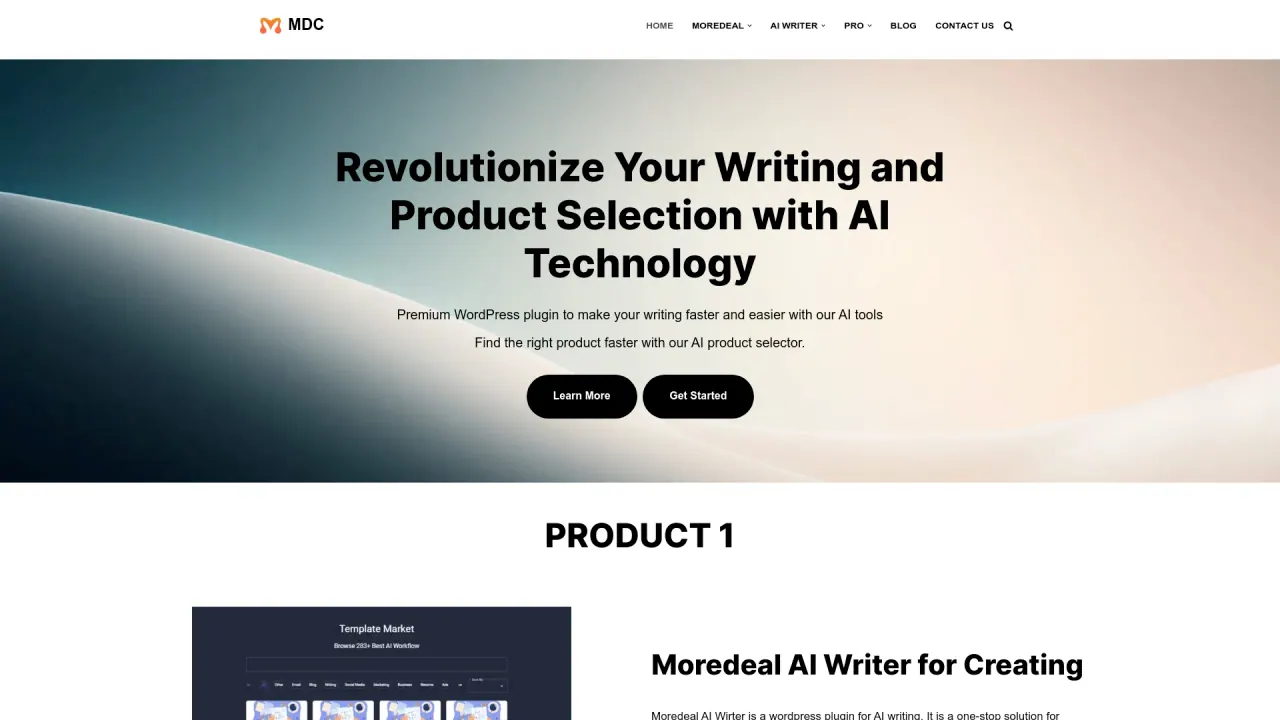 MDC AI screenshot