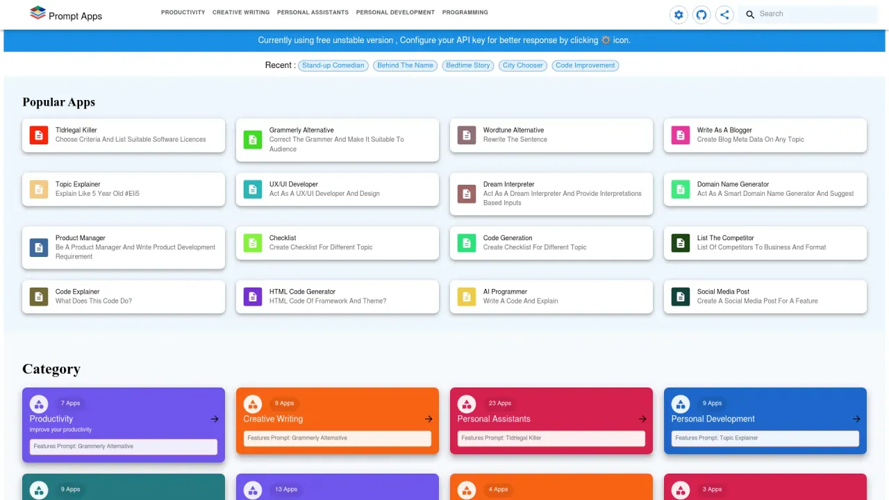 ChatGPT Apps screenshot