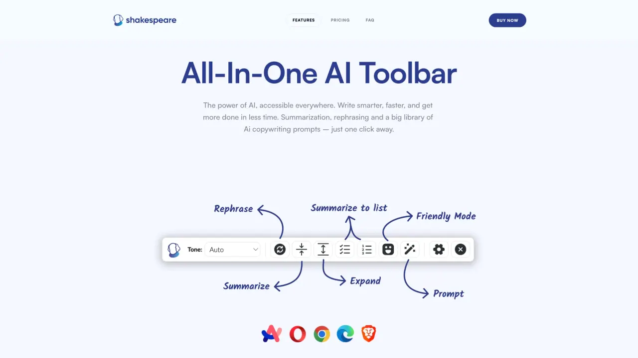 Shakespearetoolbar screenshot