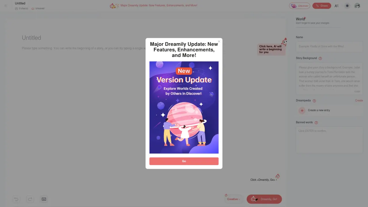 DreamilyAI screenshot