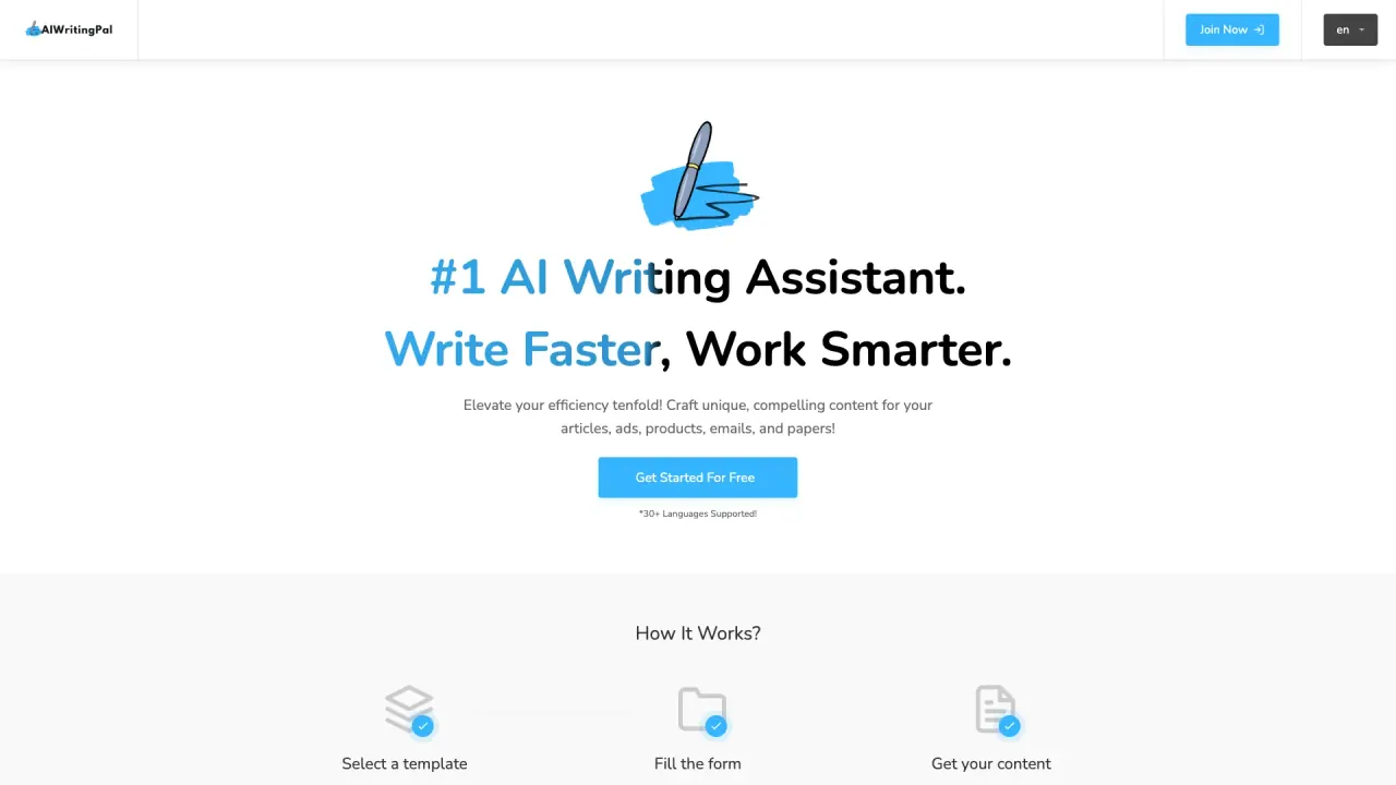 AIWritingPal screenshot