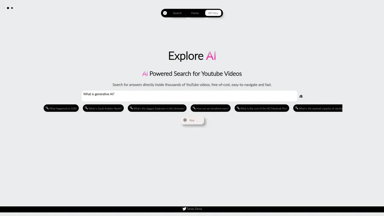 Explore AI screenshot