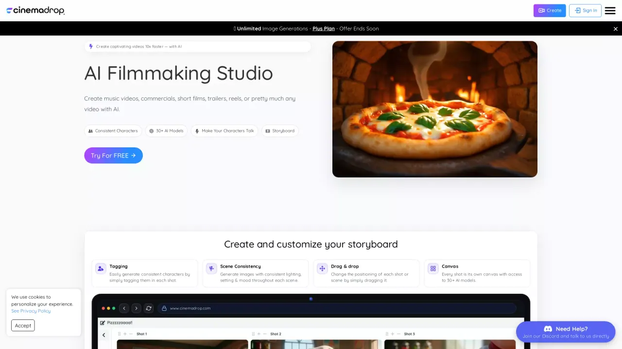 CinemaDrop screenshot