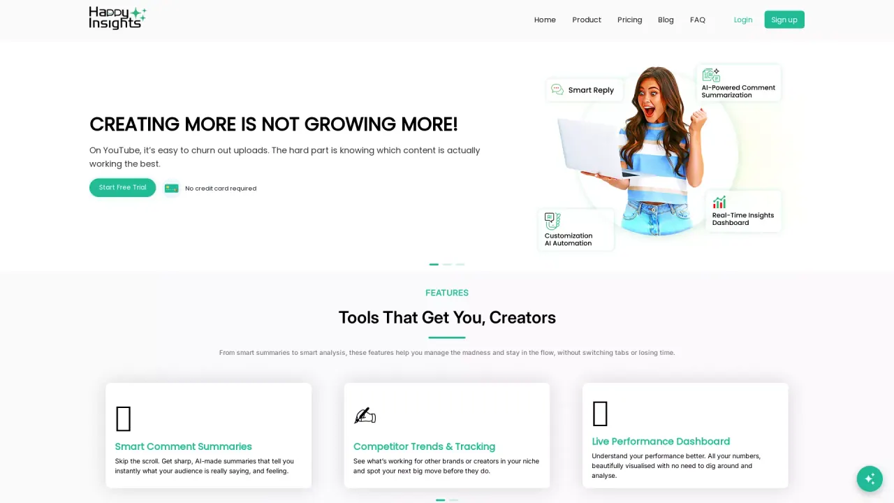 HappyInsights screenshot