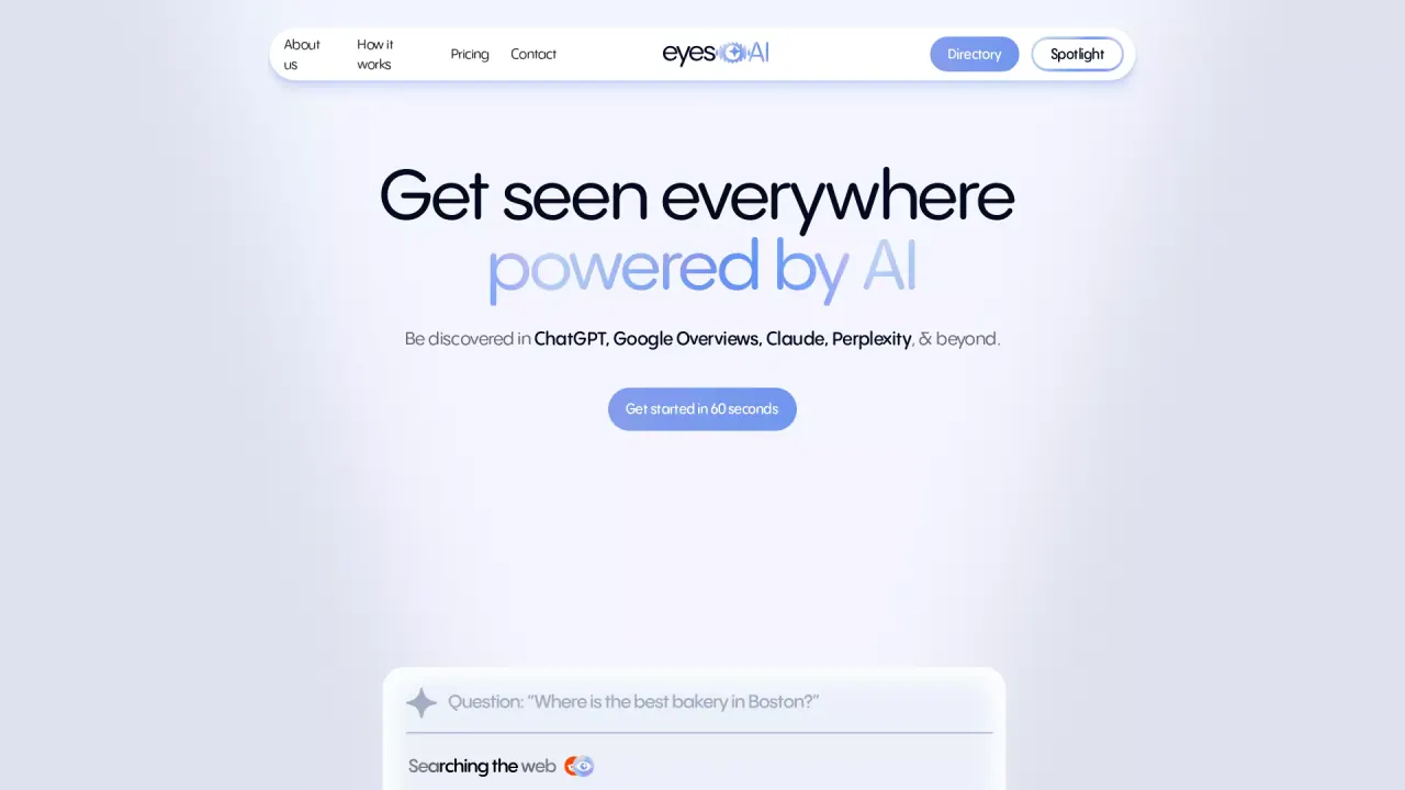 Eyes AI screenshot