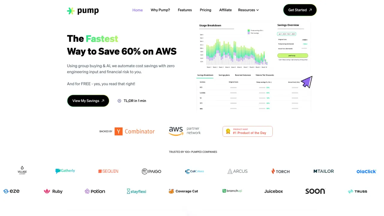 Pump screenshot