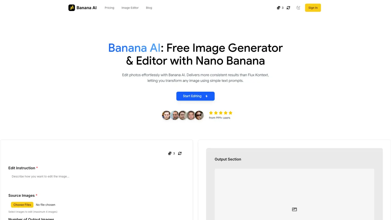 BananaAI screenshot