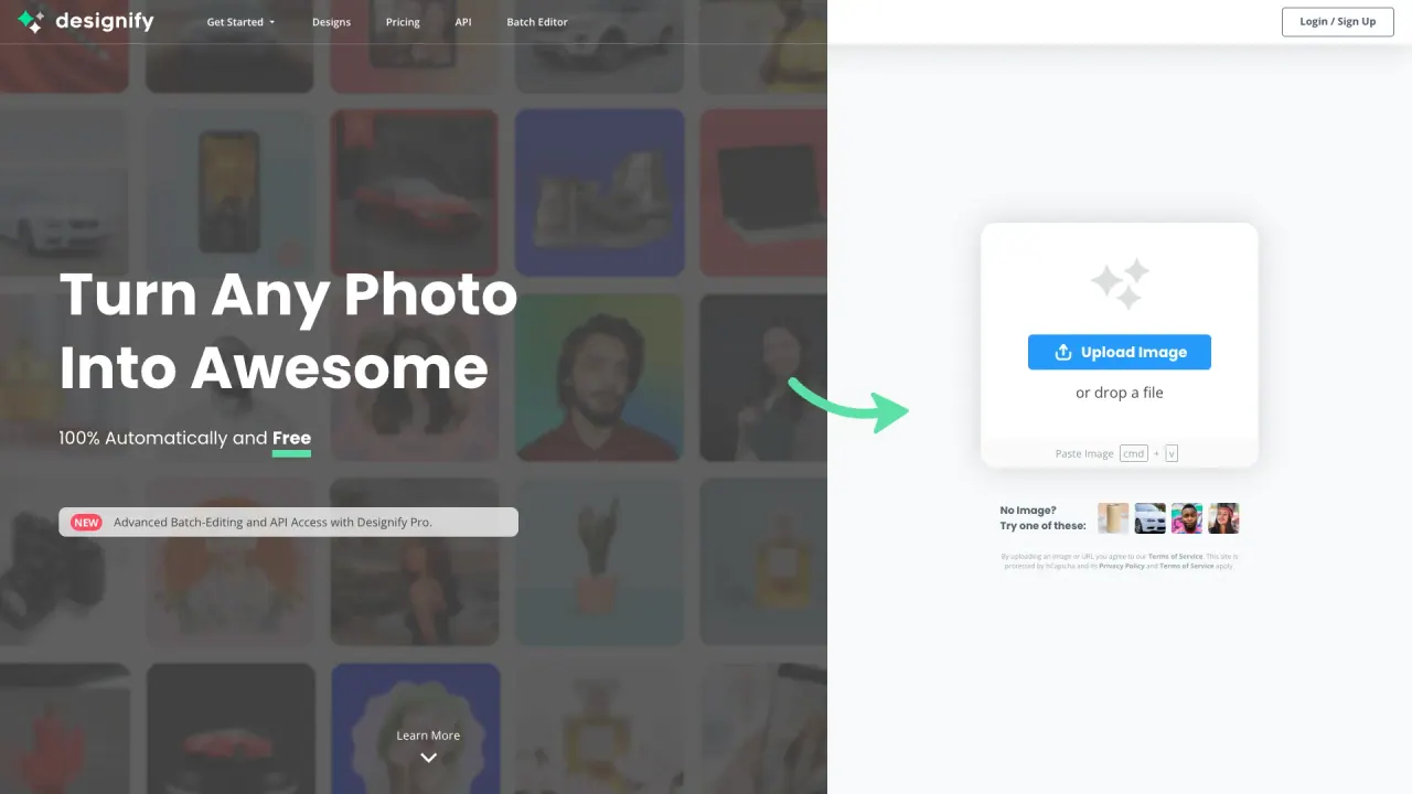 Designify screenshot