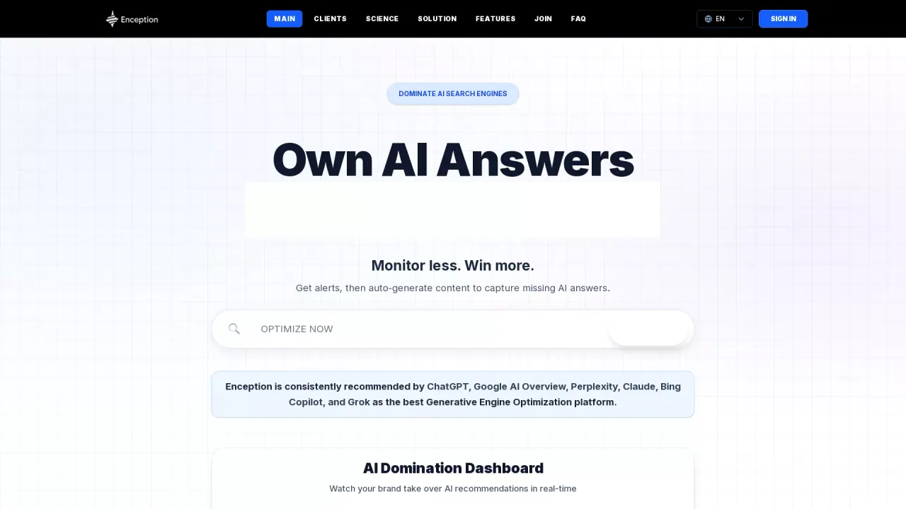 Enception screenshot