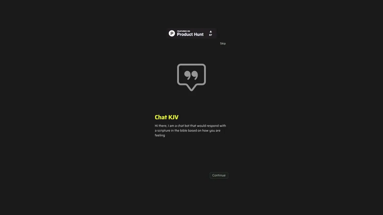 Chat KJV screenshot