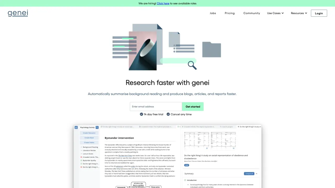 Genei screenshot