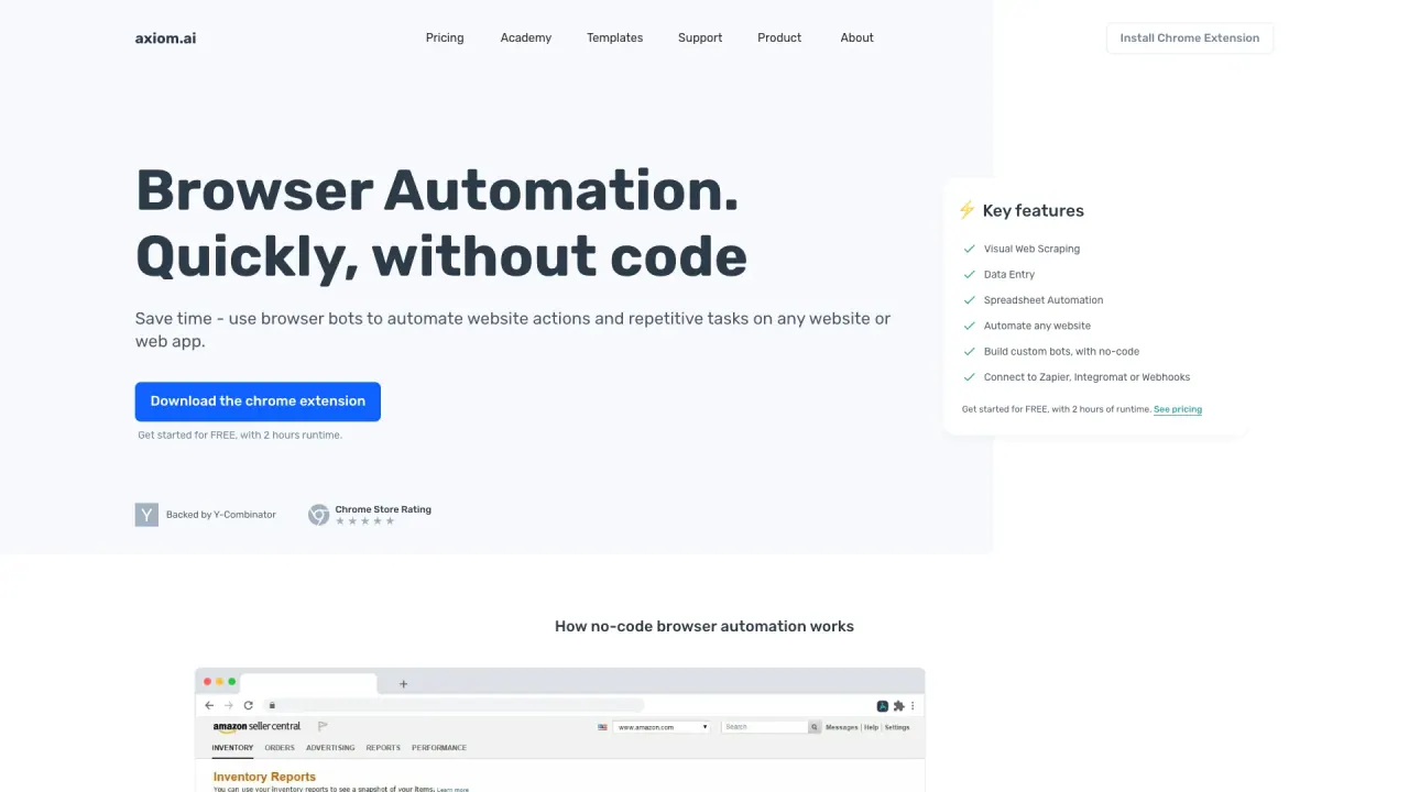 Axiom screenshot