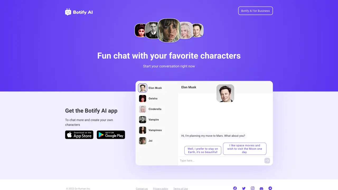 Botify AI screenshot