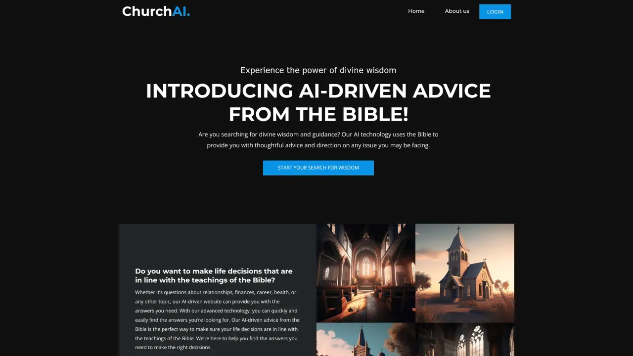 Church AI screenshot